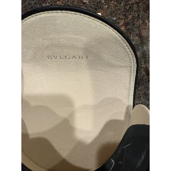 Bvlgari BV8113-B 997/8G Cat Eye Sunglasses Black Gold Swarovski Crystals w/ Case